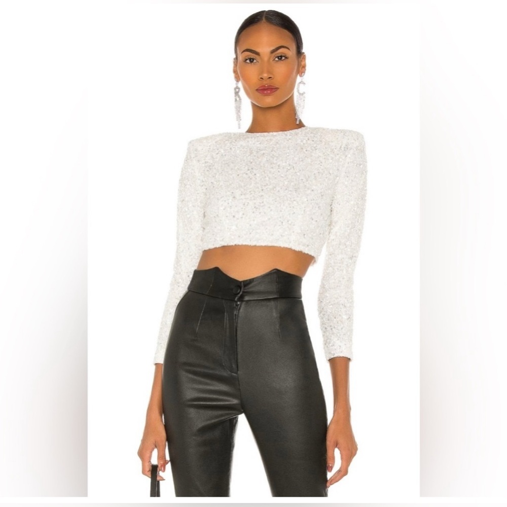 Retrofête Xi Sequin Top NWT - Picture 7 of 17